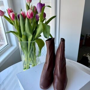 By Far Sofia ankle boots - Brown